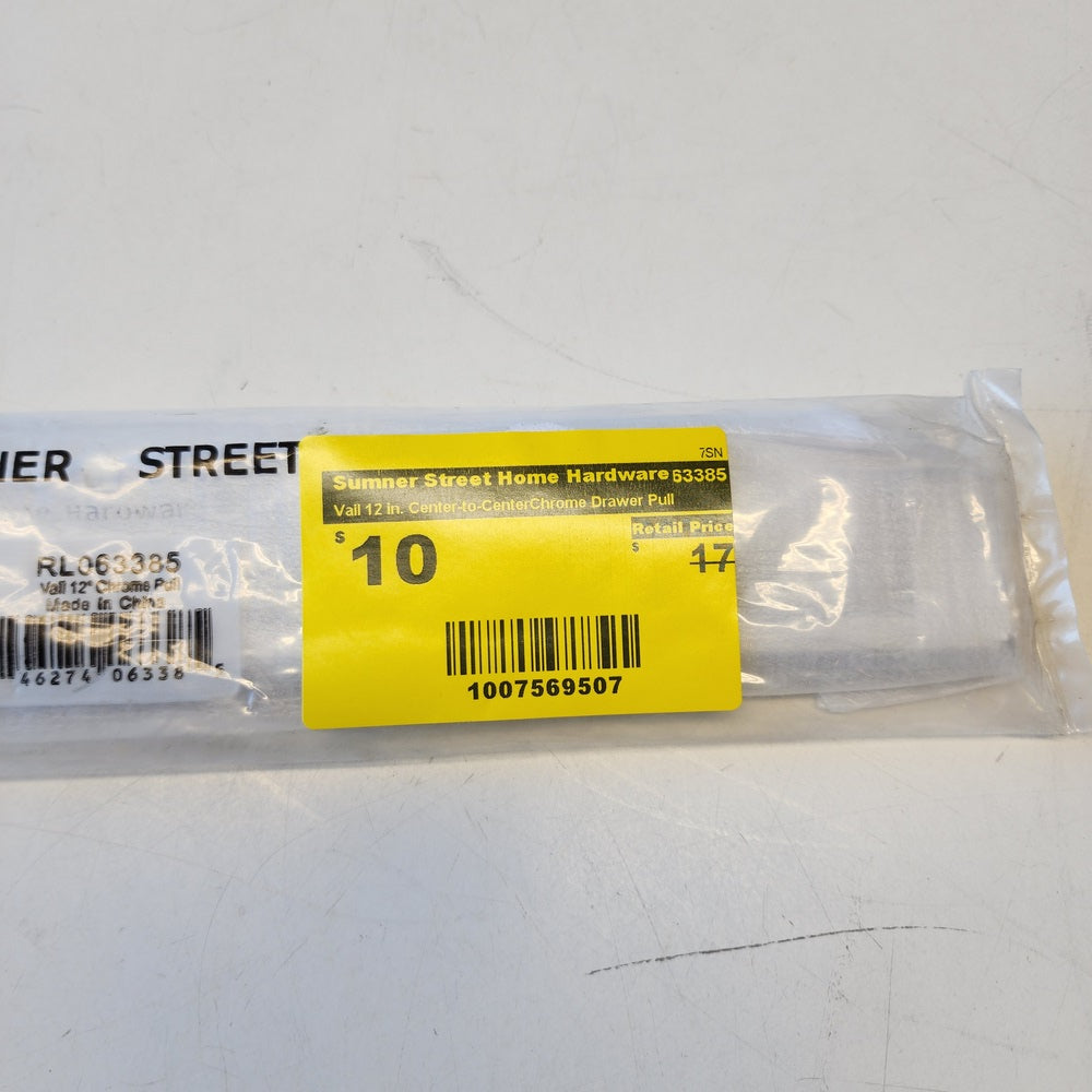 Vail 12 in. Center-to-CenterChrome Drawer Pull (RL063385) Vail 12 in. Center-to-CenterChrome Drawer Pull (RL063385)